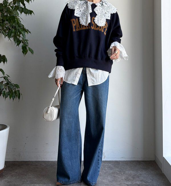  「【WEB限定】ロゴプリントラグランワイドプルオーバー」|Tシャツ・カットソー|