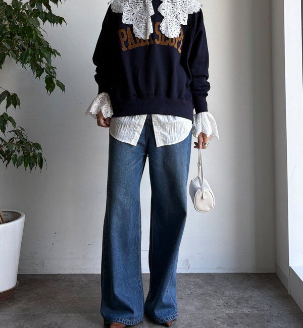  「【WEB限定】ロゴプリントラグランワイドプルオーバー」|Tシャツ・カットソー|