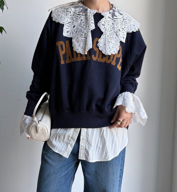  「【WEB限定】ロゴプリントラグランワイドプルオーバー」|Tシャツ・カットソー|