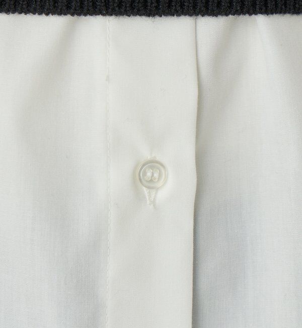  「《トレンドライクに◎》ニットビスチェsetハイカウントシャツ」|シャツ・ブラウス|