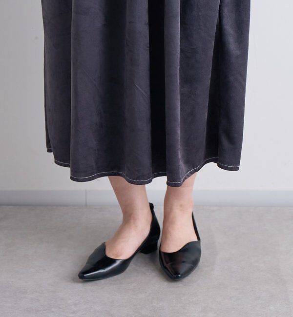  「《着こなしの幅が広がる》前後2WAYピーチスキンステッチワンピース」|その他|