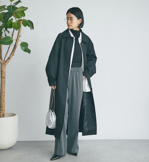  「【MONN.:. (モン)】オーバーステンカラーコート」|その他|