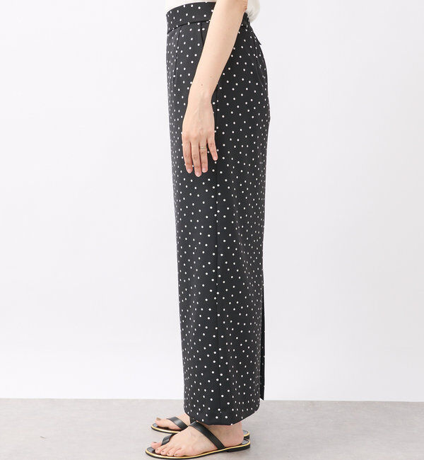  「【ストレッチ◎】ドットIラインタイトスカート」|スカート|