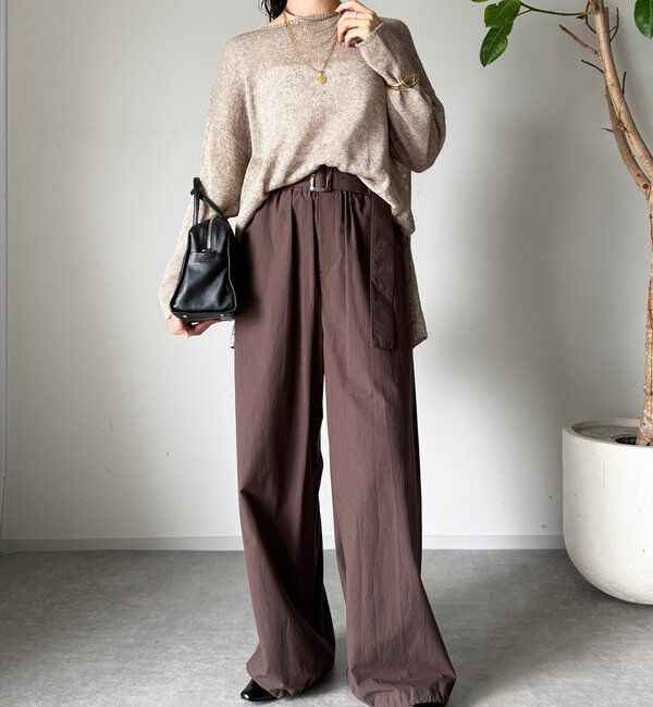  「メランジルーズニット」|ニット・セーター|