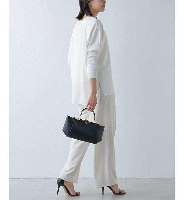  「《24AW》ジョーゼットコンビブラウス」|シャツ・ブラウス|