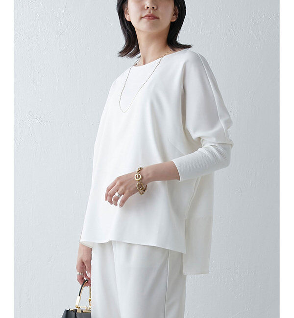  「《24AW》ジョーゼットコンビブラウス」|シャツ・ブラウス|