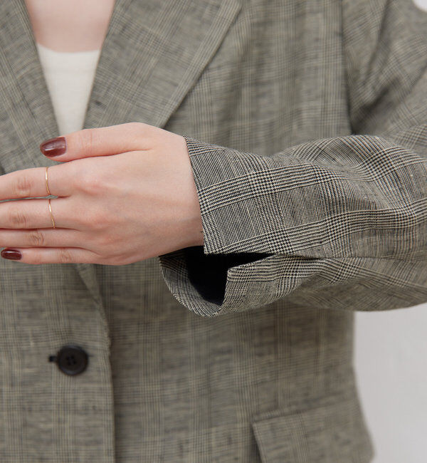  「【HERITANOVUM】チェックテーラードジャケット」|テーラードジャケット|