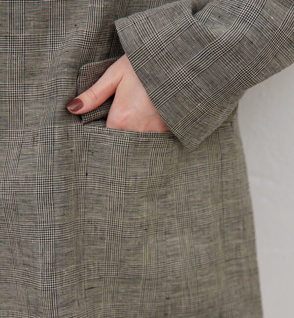  「【HERITANOVUM】チェックテーラードジャケット」|テーラードジャケット|