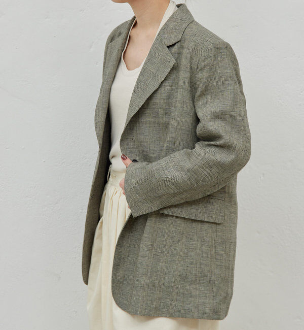  「【HERITANOVUM】チェックテーラードジャケット」|テーラードジャケット|