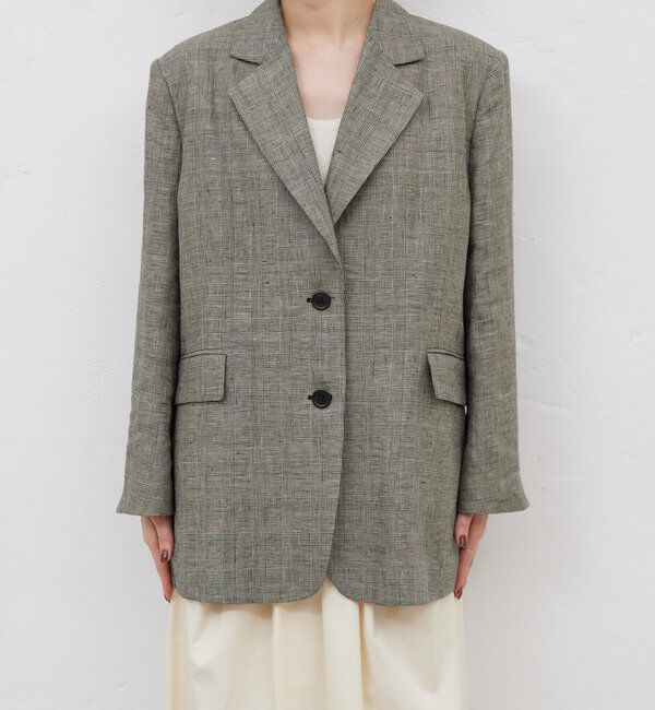  「【HERITANOVUM】チェックテーラードジャケット」|テーラードジャケット|