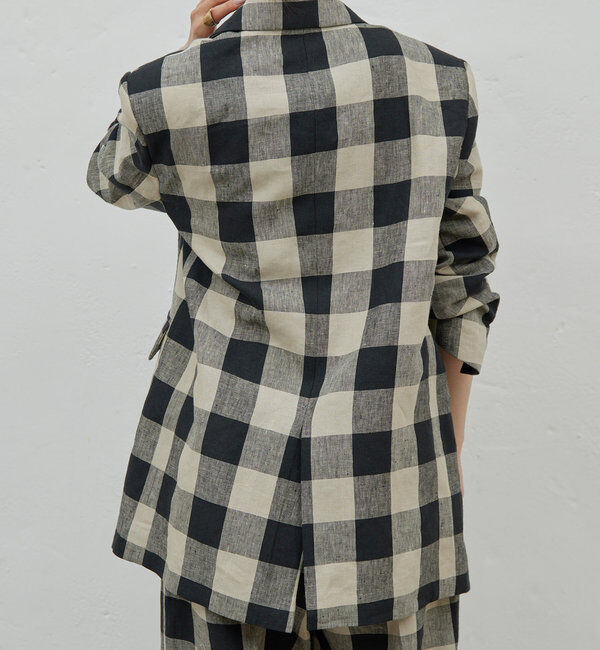  「【HERITANOVUM】チェックテーラードジャケット」|テーラードジャケット|