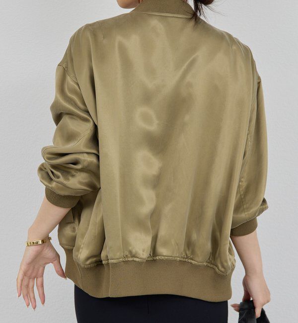  「キュプラサテンブルゾン」|ベスト・ジレ|