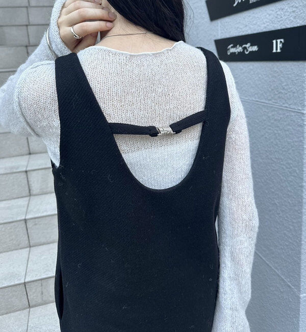  「ウールライクミニワンピース」|ワンピース|