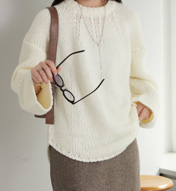  「ざっくり編みニット」|ニット・セーター|