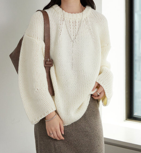  「ざっくり編みニット」|ニット・セーター|