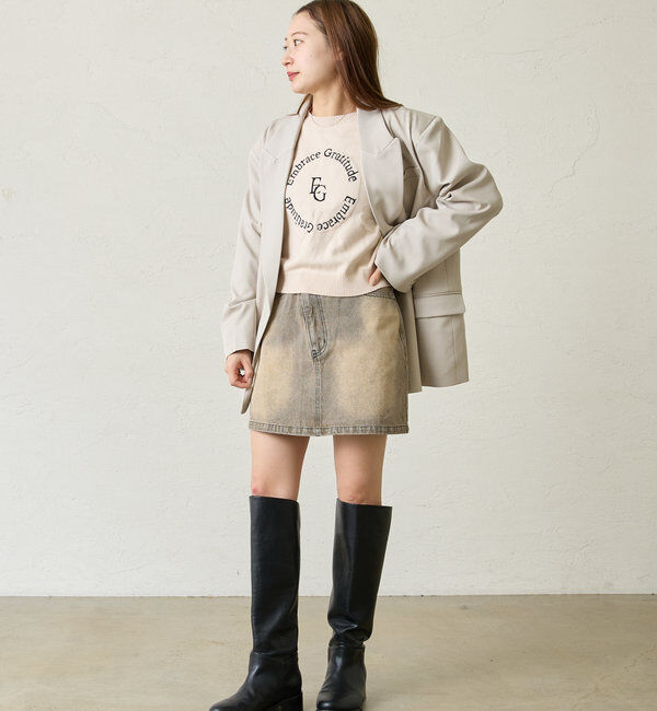  「[mline]オーバージャケット」|テーラードジャケット|