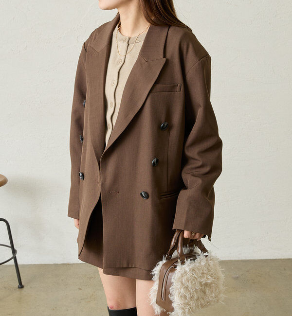  「[mline]オーバージャケット」|テーラードジャケット|