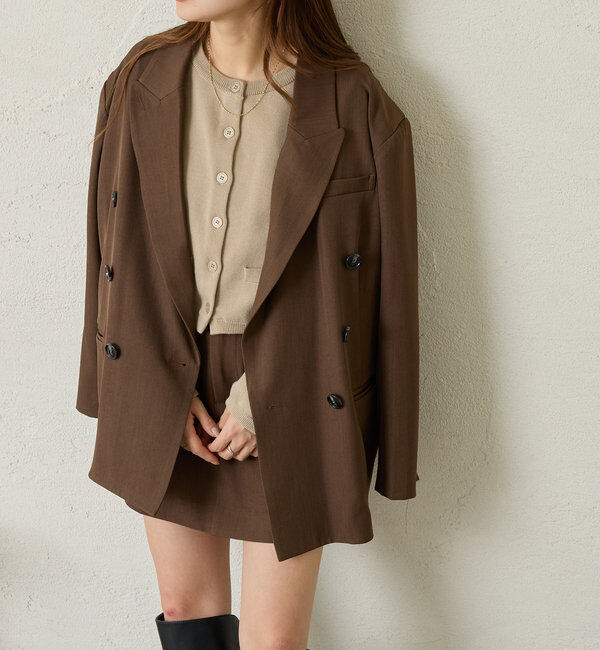  「[mline]オーバージャケット」|テーラードジャケット|