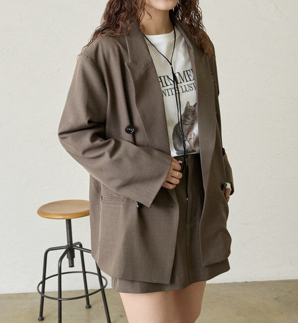  「[mline]オーバージャケット」|テーラードジャケット|