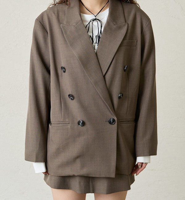  「[mline]オーバージャケット」|テーラードジャケット|