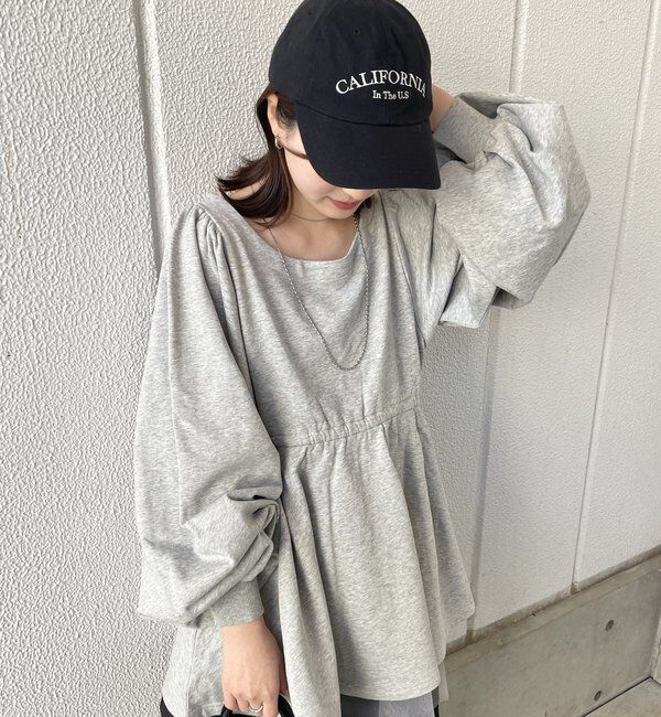  「[mline]ペプラムミニワンピース」|ワンピース|