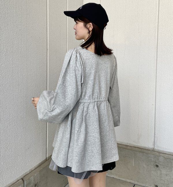  「[mline]ペプラムミニワンピース」|ワンピース|