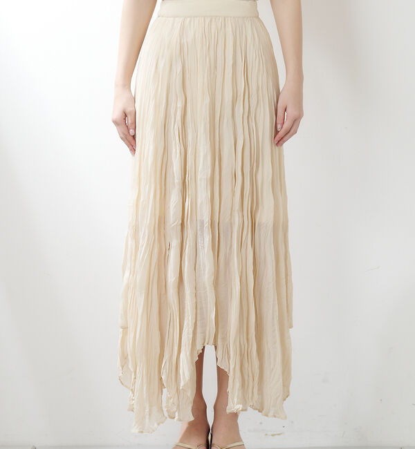  「楊柳クリンクルフレアスカート」|スカート|