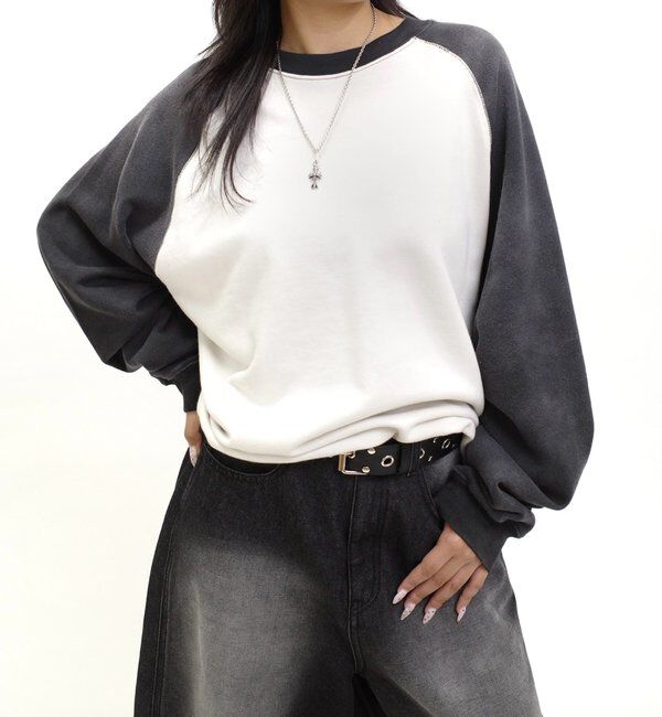  「【UNISEX/ユニセックス】Sourcreamラグランスウェット」|Tシャツ・カットソー|