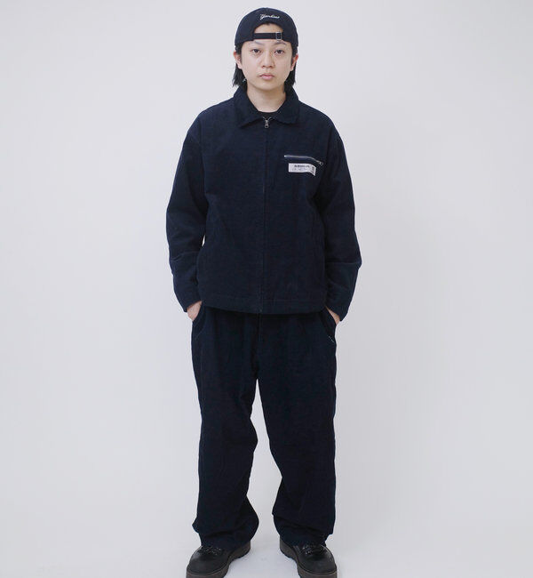  「＊セットアップ可能品番【Sourcream】コーデュロイジップブルゾン」|ブルゾン・スタジャン|