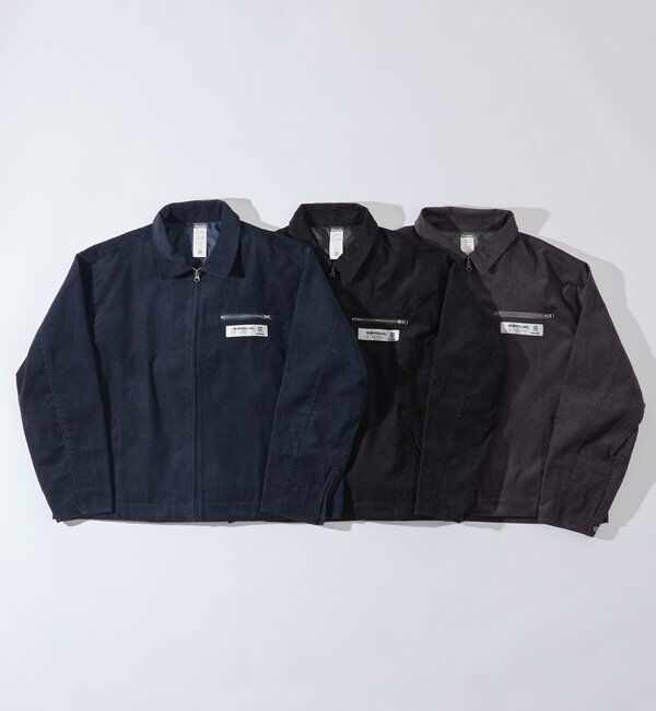  「＊セットアップ可能品番【Sourcream】コーデュロイジップブルゾン」|ブルゾン・スタジャン|