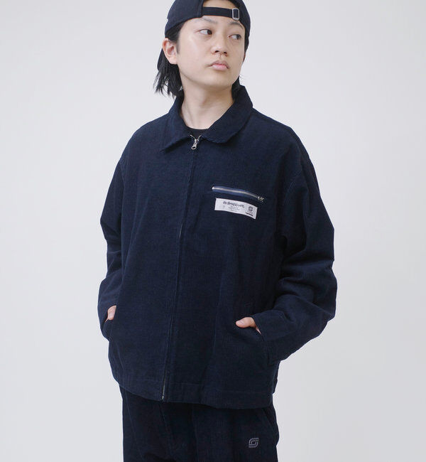  「＊セットアップ可能品番【Sourcream】コーデュロイジップブルゾン」|ブルゾン・スタジャン|