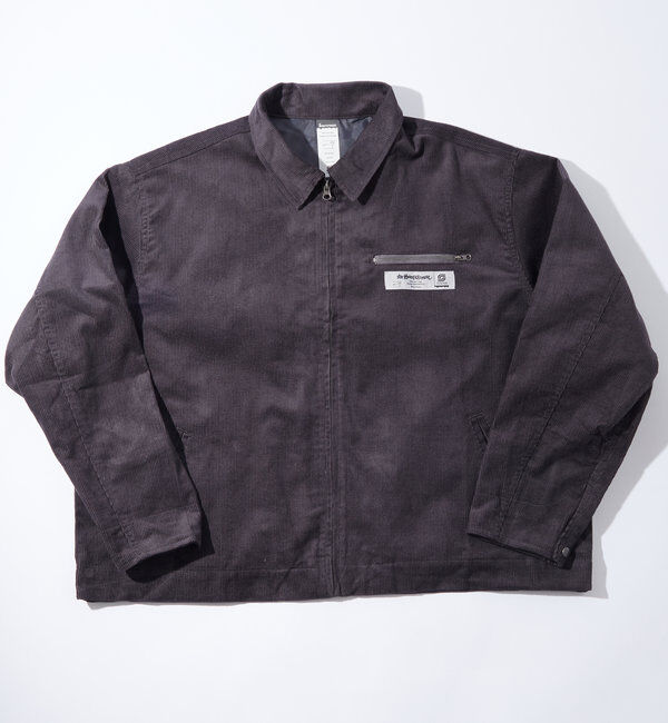  「＊セットアップ可能品番【Sourcream】コーデュロイジップブルゾン」|ブルゾン・スタジャン|チャコールグレー