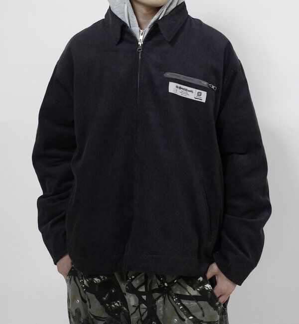  「＊セットアップ可能品番【Sourcream】コーデュロイジップブルゾン」|ブルゾン・スタジャン|