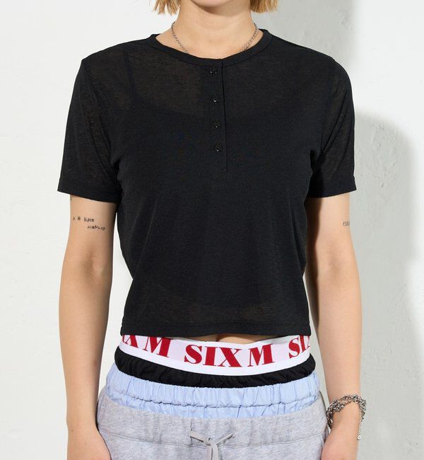  「シアーヘンリーTEE」|Tシャツ・カットソー|