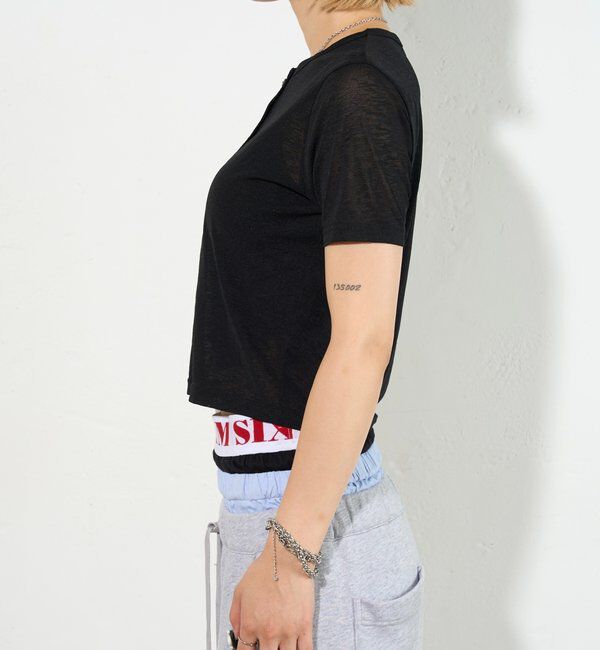  「シアーヘンリーTEE」|Tシャツ・カットソー|