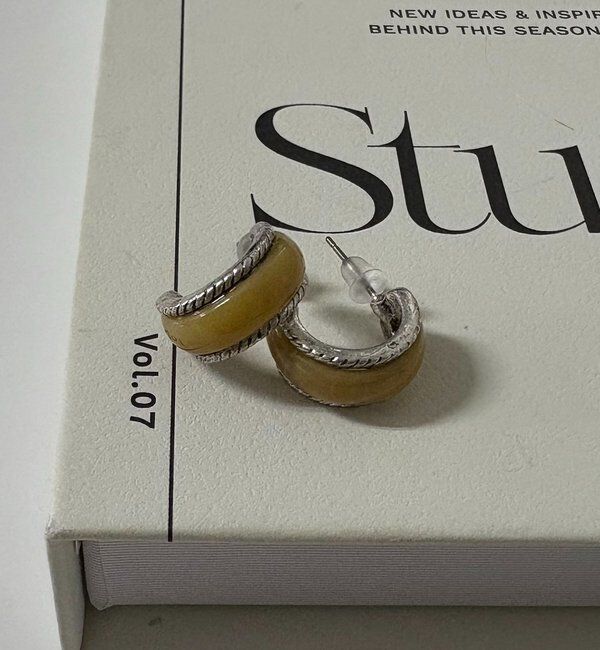  「〈GOLDY/ゴールディ〉ストーンビンテージ調ピアス」|リング|