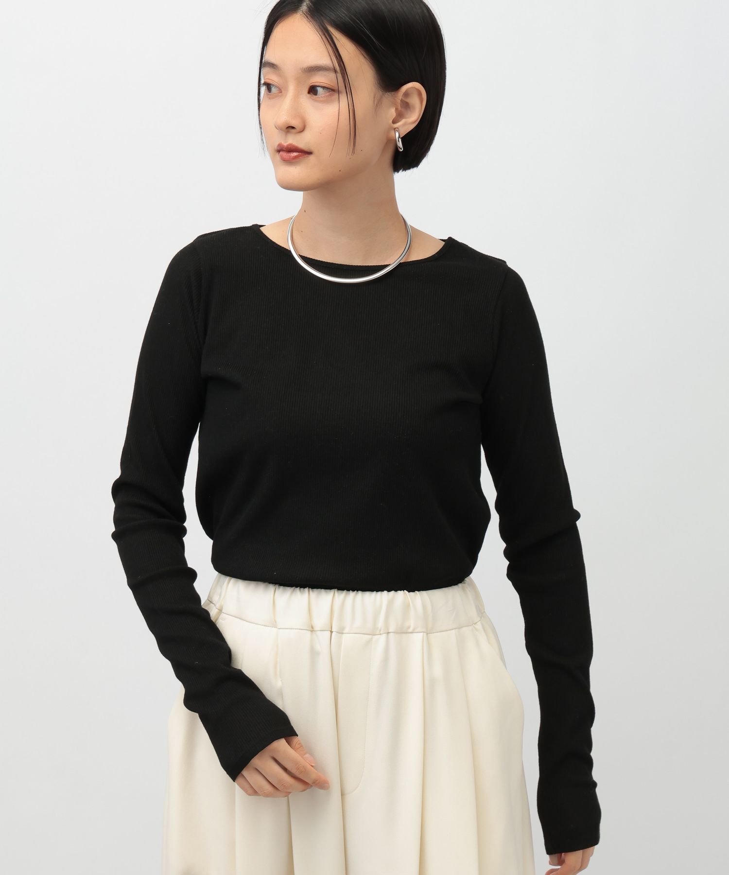 A part by 「ラメメボート_長袖」|Tシャツ・カットソー|