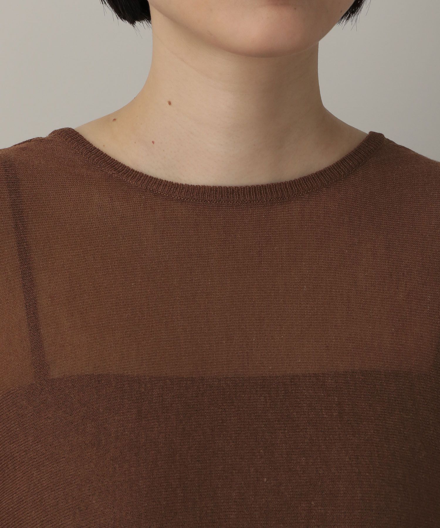 A part by 「バックリボンプルオーバー_5分袖」|ニット・セーター|