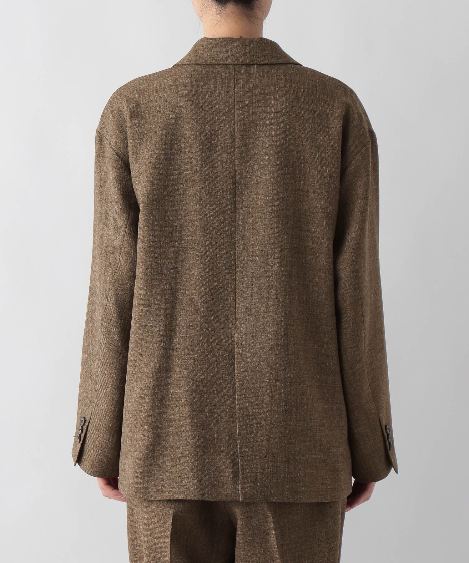 LOWRYS FARM「メランジツイルジャケット」|テーラードジャケット|