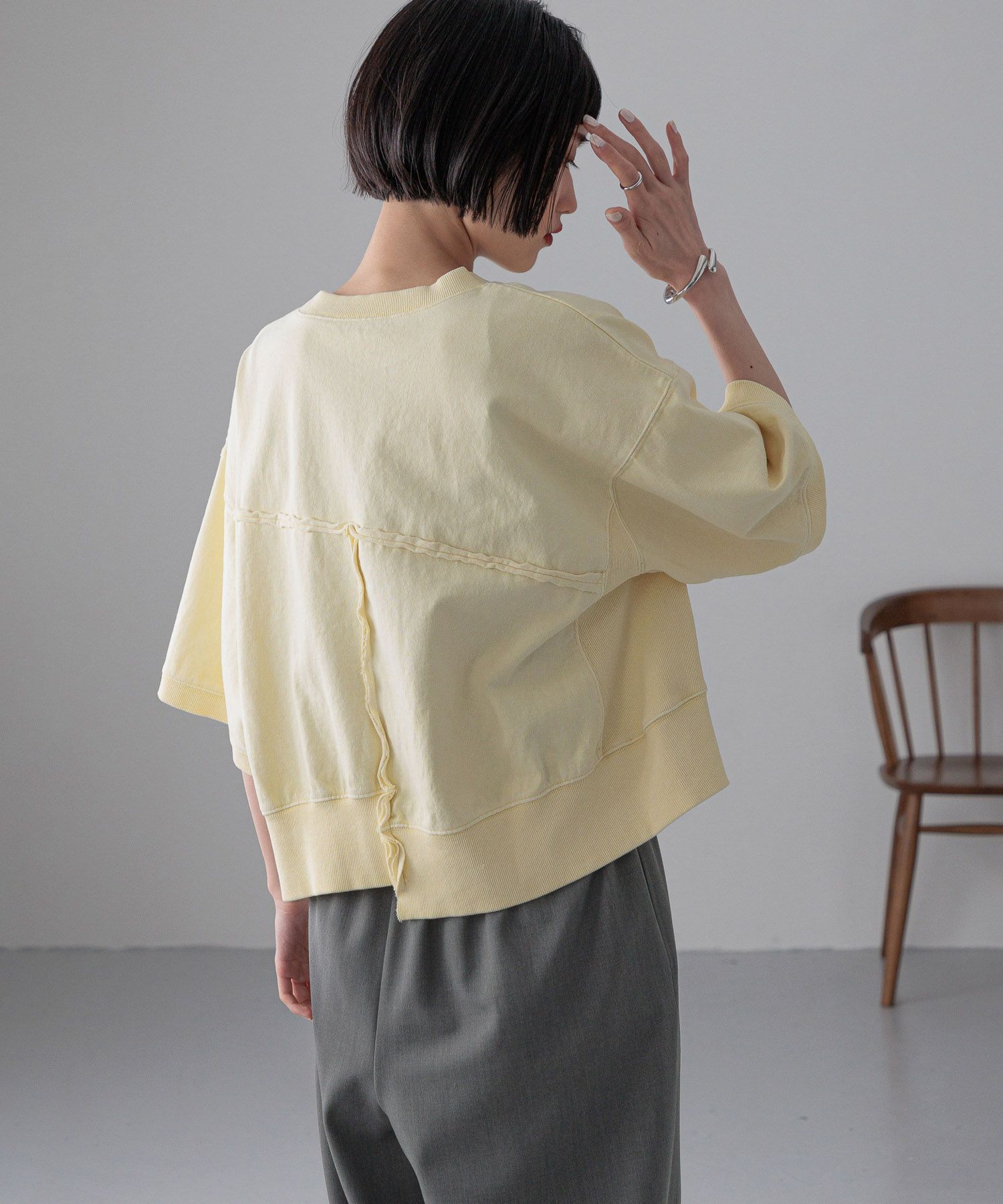 LOWRYS FARM「【選べるSHORT&LONG丈あり】ピグメントリメイク５Ｓ」|Tシャツ・カットソー|