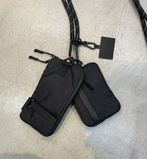 ABAHOUSE「【NoiR / ノアール】撥水加工 ロープショルダー スマホ マルチポーチ Tr」|ショルダー・メッセンジャー|