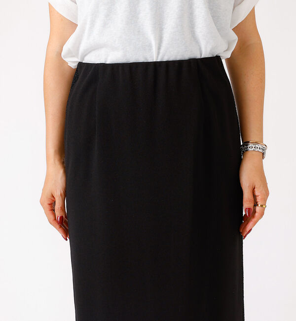 Rouge vif「カットジャージサイドラインスカート」|スカート|