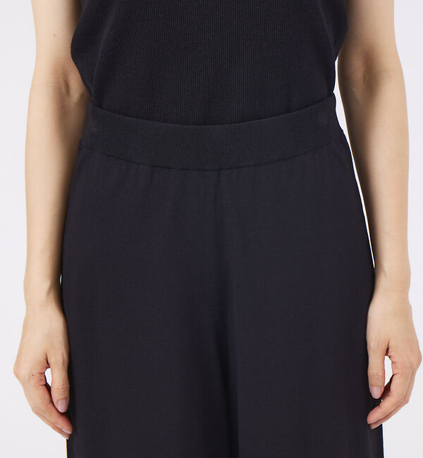 qualite「レーヨンストレッチサイドスリットニットパンツ」|その他|