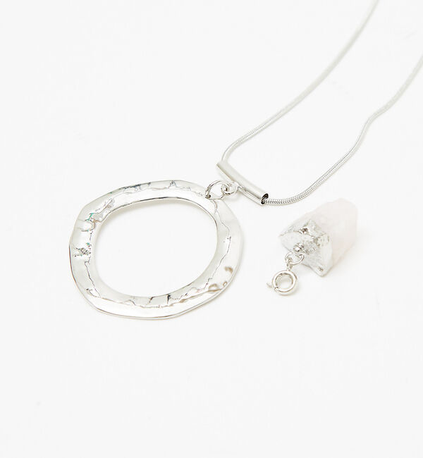 qualite「2WAYストーンネックレス」|ネックレス|