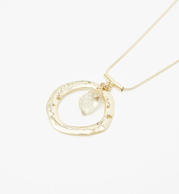 qualite「2WAYストーンネックレス」|ネックレス|