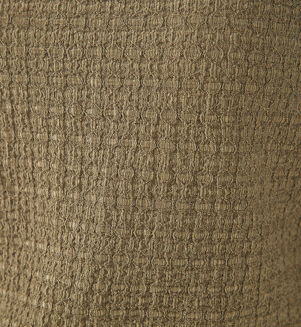 abahouse mavie「シャーリング5分袖プルオーバー」|Tシャツ・カットソー|