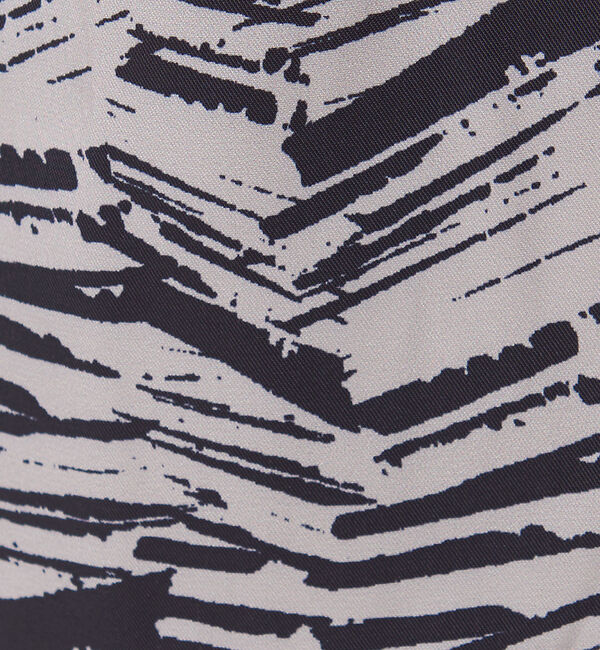 NOMINE「オリジナルプリントギャザースリーブマキシワンピース」|ワンピース|