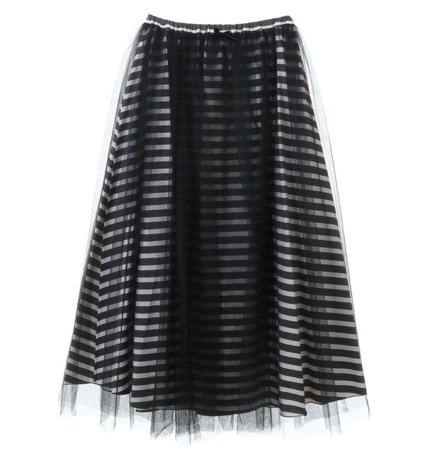  「【Bilitis】チュールボーダースカート≪TIARA限定≫」|スカート|