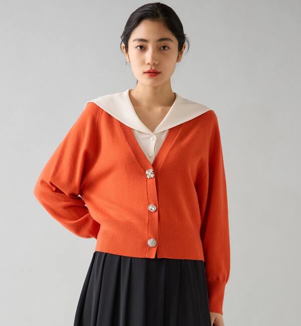 TIARA「バイカラーセーラーブラウス」|シャツ・ブラウス|