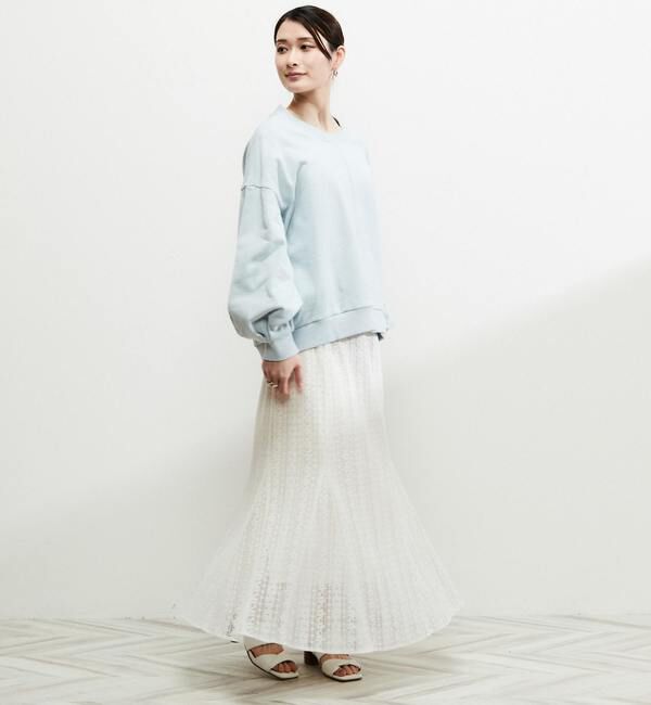 SOFFITTO「ラッセルレーススカート」|スカート|